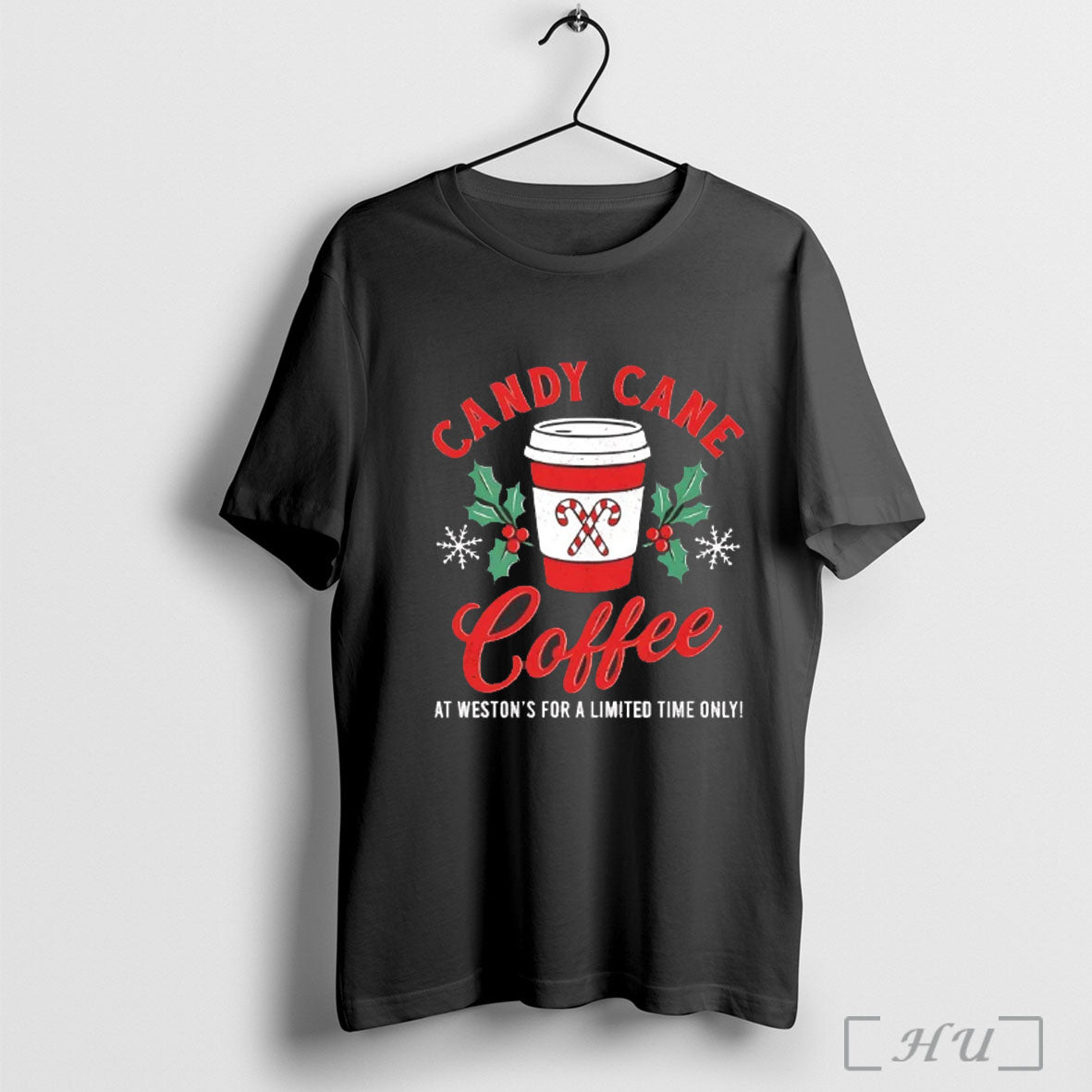 Officials Candy Cane Coffee At Westons For A Limited Time Only Christmas T Shirt
