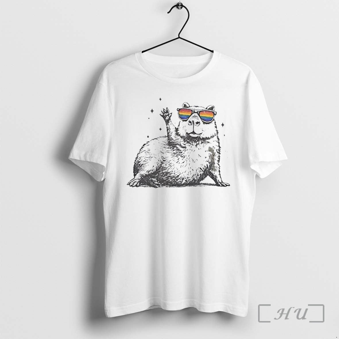 Officials Capybara Rainbow Subtle Pride Lgbtq