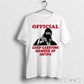 Officials Card Carrying Member Of Antifa T Shirt