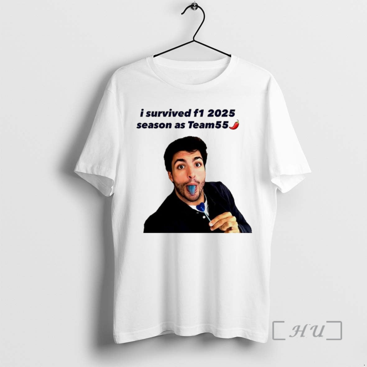 Officials Carlos Sainz I Survived F1 2025 Season As Team55 T-Shirts, Hoodie, Sweatshirt | AU01DripNestTees.com