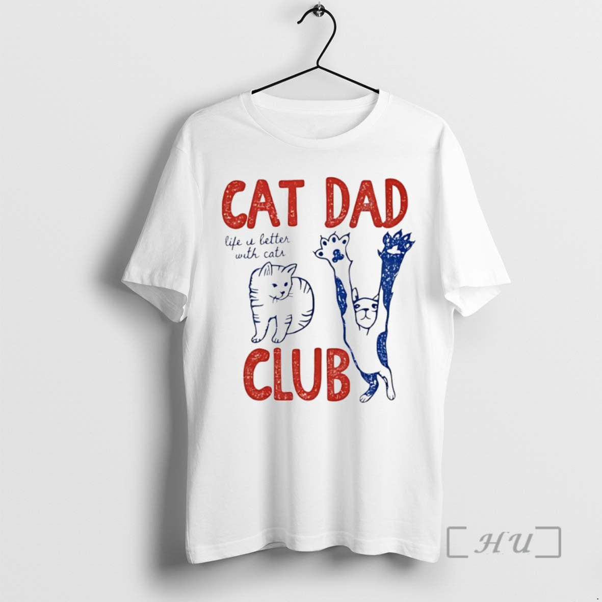 Officials Cat Dad Club Life Is Better With Cats Circle T-Shirts, Hoodie, Sweatshirt | AU01DripNestTees.com