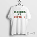 Officials Catholics Vs Convicts Retro Rivalry Faith Football T-Shirts, Hoodie, Sweatshirt | AU01DripNestTees.com