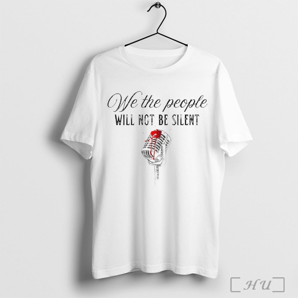 Officials Charlie Kirk Freedom We The People Will Not Be Silent T Shirt