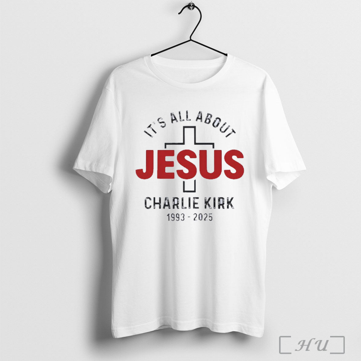 Officials Charlie Kirk Rip 1993 2025 Its All About Jesus Memorial Classic Mens