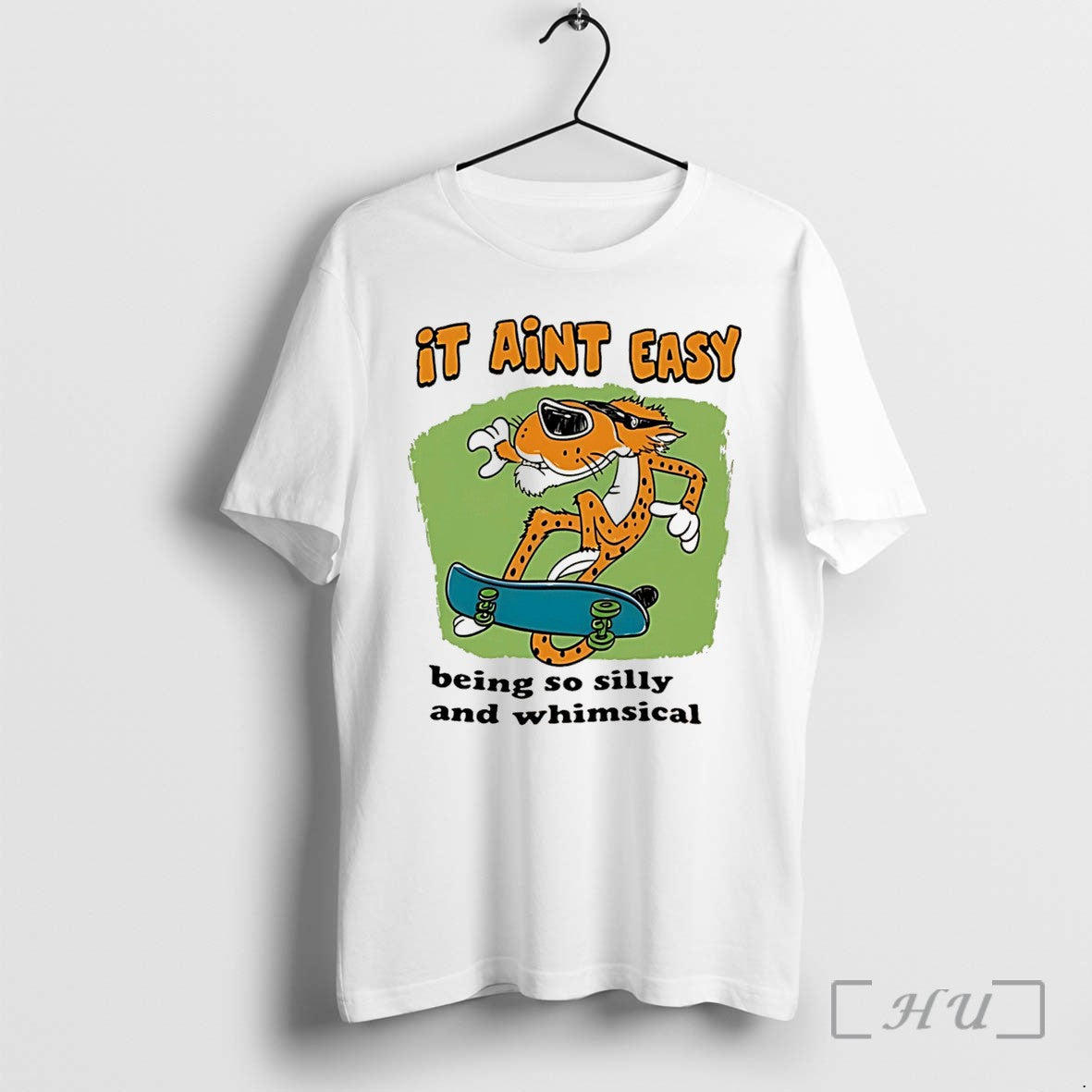 Officials Chester Cheetah It Aint Easy Being So Silly And Whimsical Tee Premium T Shirts