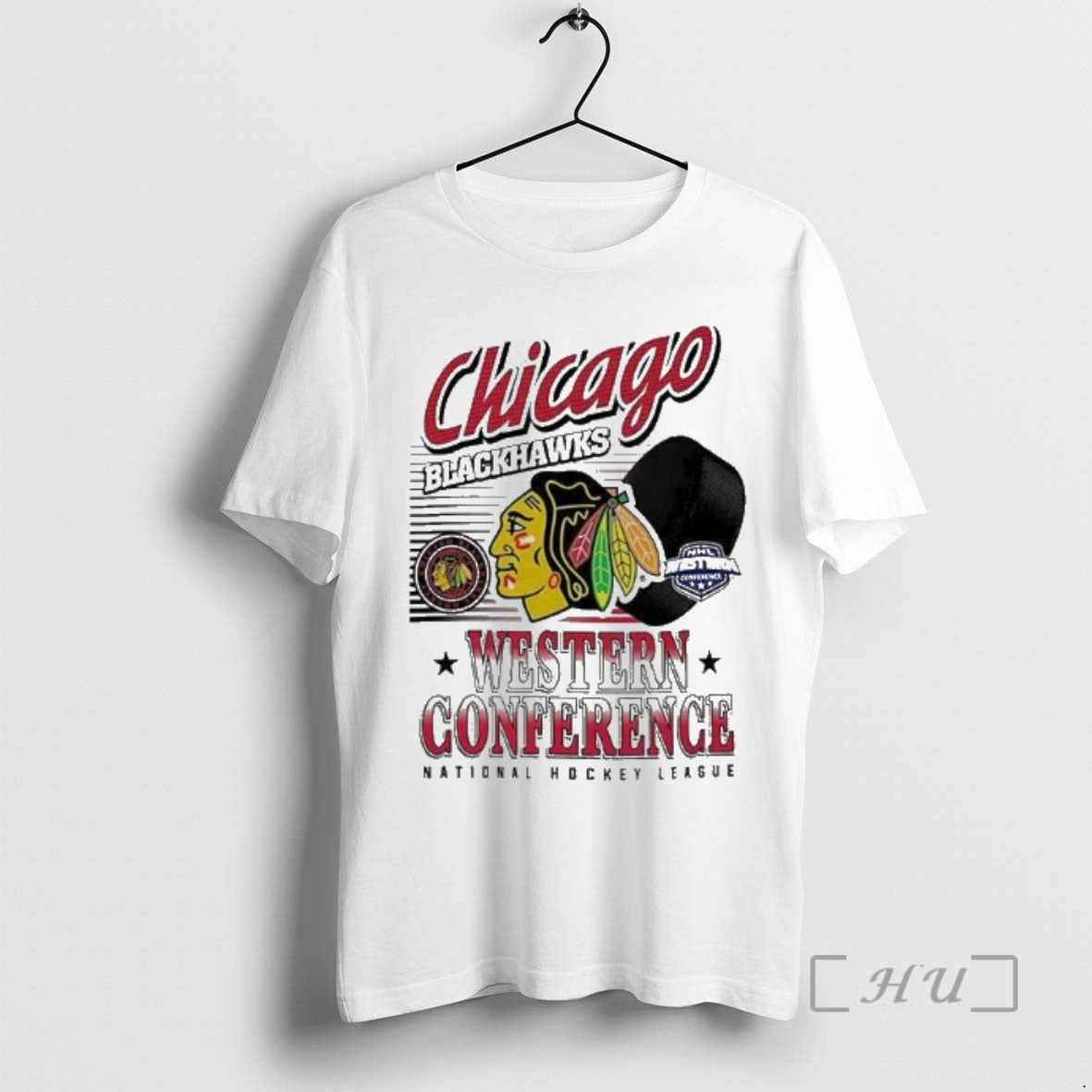 Officials Chicago Blackhawks Nhl Wastern Conference Logo And Ball T-Shirts, Hoodie, Sweatshirt | AU01DripNestTees.com