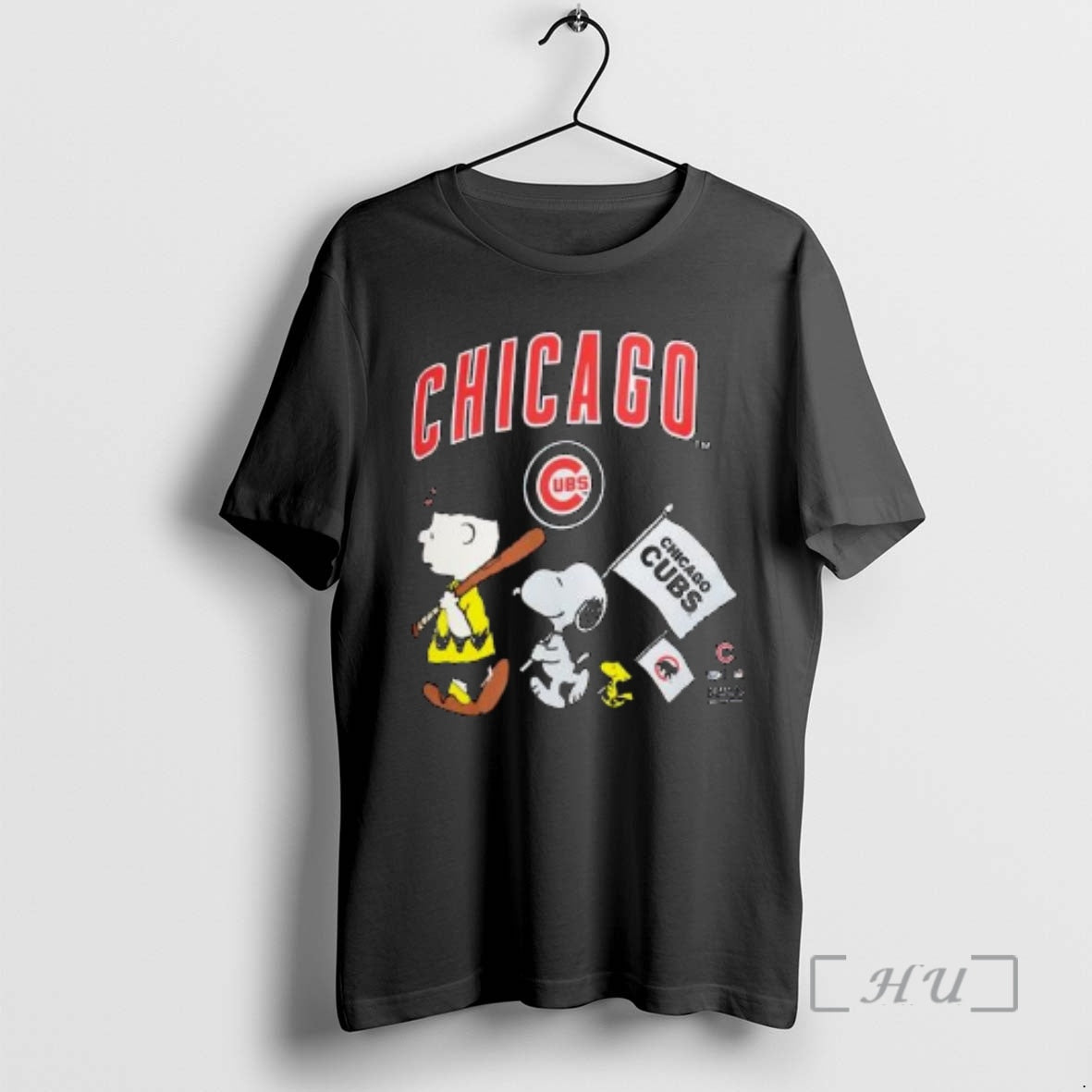Officials Chicago Cubs Peanuts Flag Circle Black T-Shirts, Hoodie, Sweatshirt | AU01DripNestTees.com