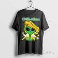 Officials Chill Alien Ufo Classic T-Shirts, Hoodie, Sweatshirt | AU01DripNestTees.com