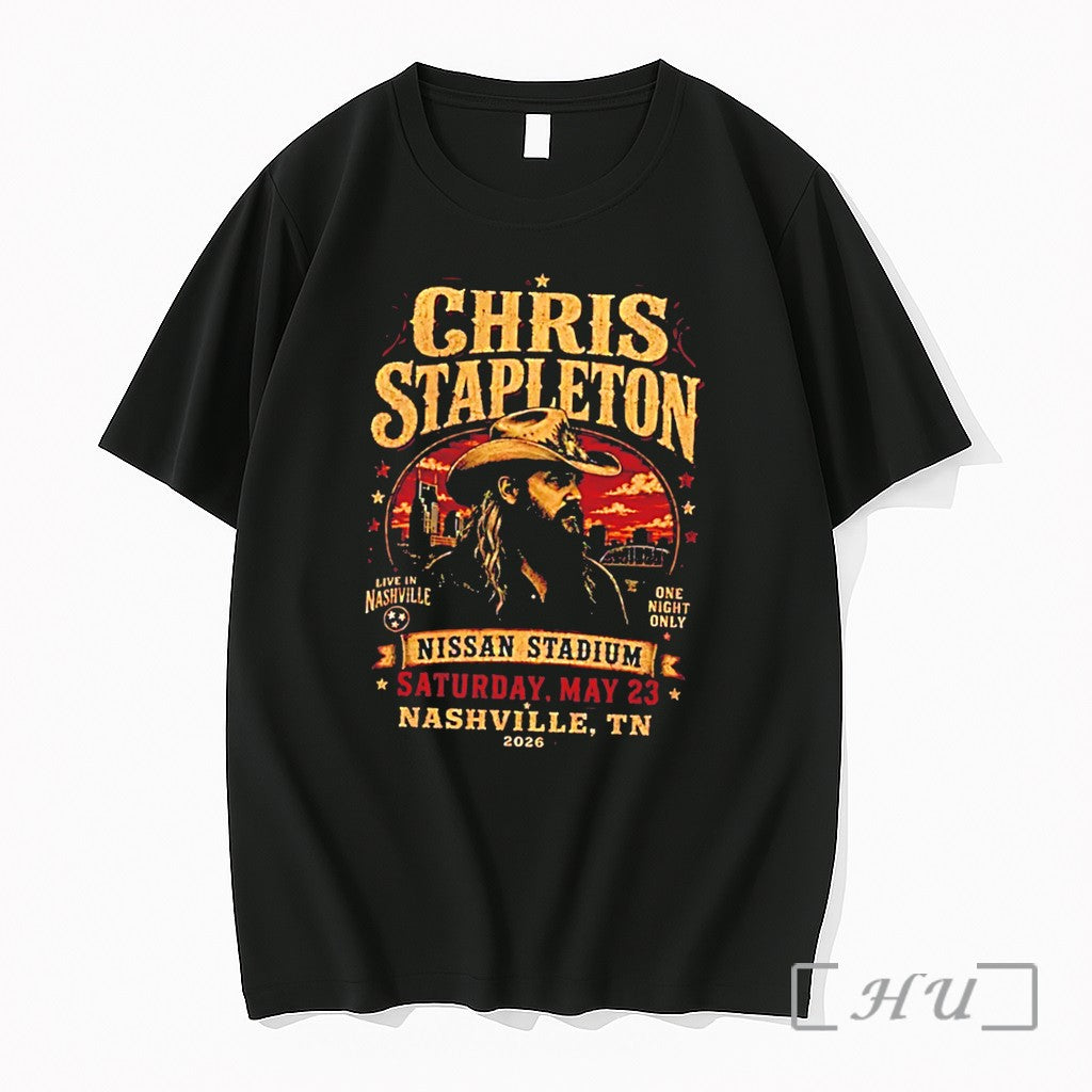 Officials Chris Stapleton Live In Nashville 2026 Concert Tee