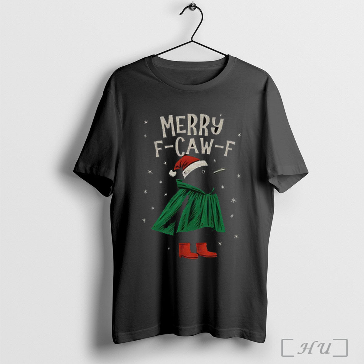 Officials Christmas Merry F Caw F Raven T Shirt