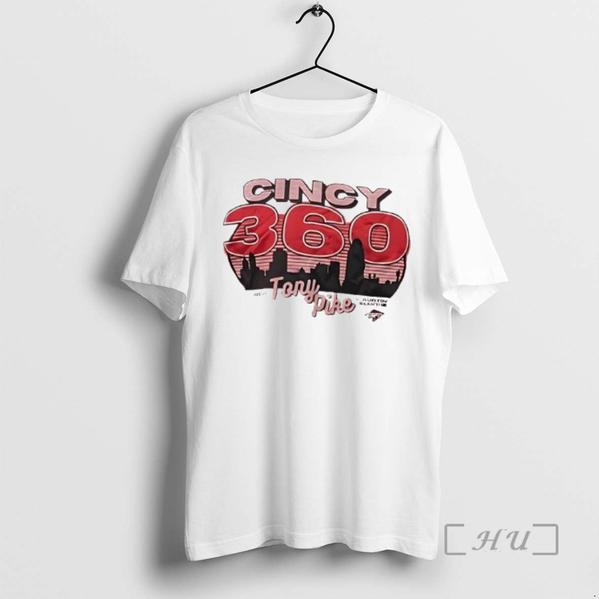 Officials Cincy 360 With Tony Pike City Skyline T-Shirts, Hoodie, Sweatshirt | AU01DripNestTees.com