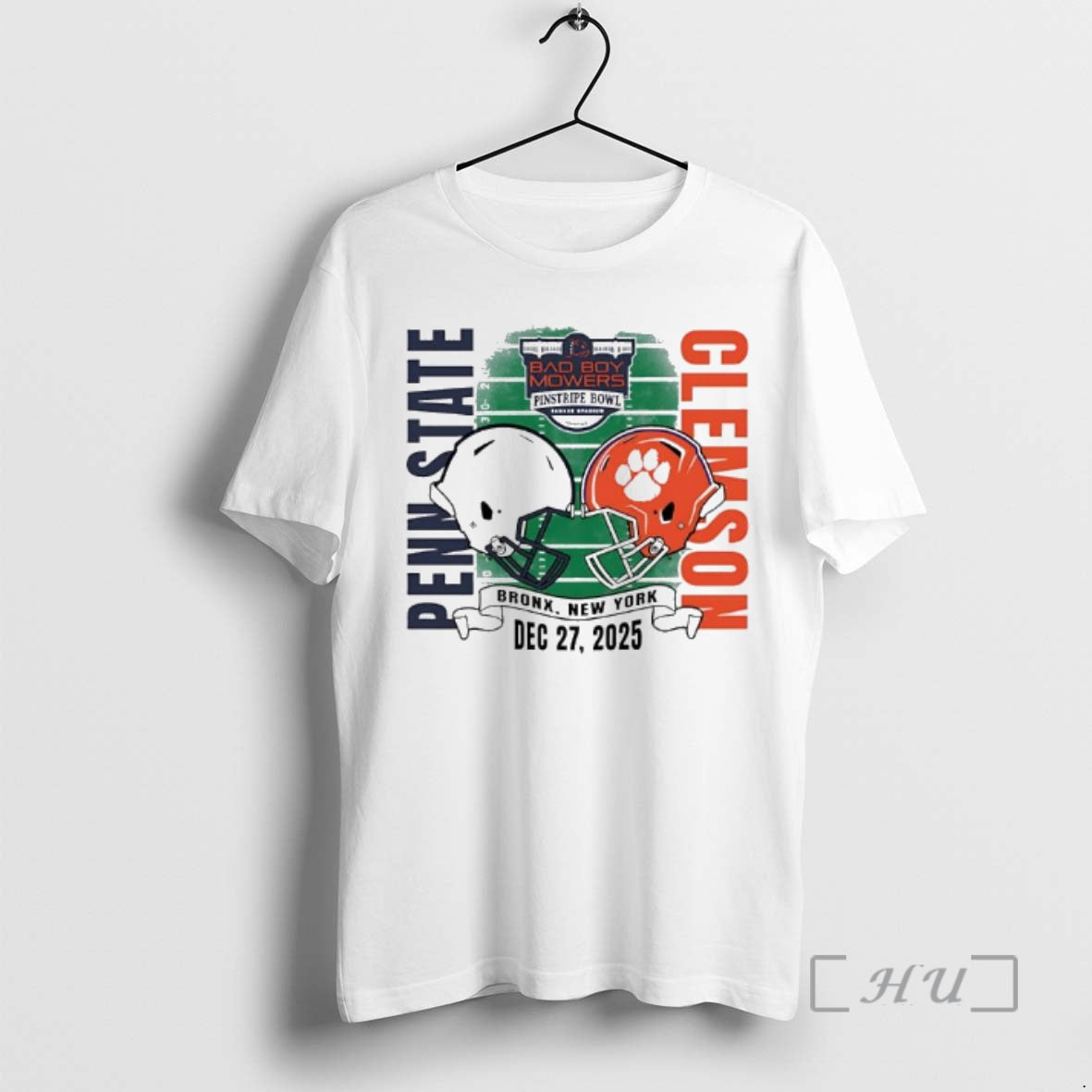 Officials Clemson Vs Penn State Dueling Helmet 2025 Pinstripe Bowl T-Shirts, Hoodie, Sweatshirt | AU01DripNestTees.com