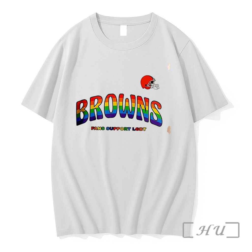 Officials Cleveland Browns Fans Support Lgbt Pride Month Tee
