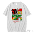 Officials Cleveland Browns I Am Black Every Month Logo Tee
