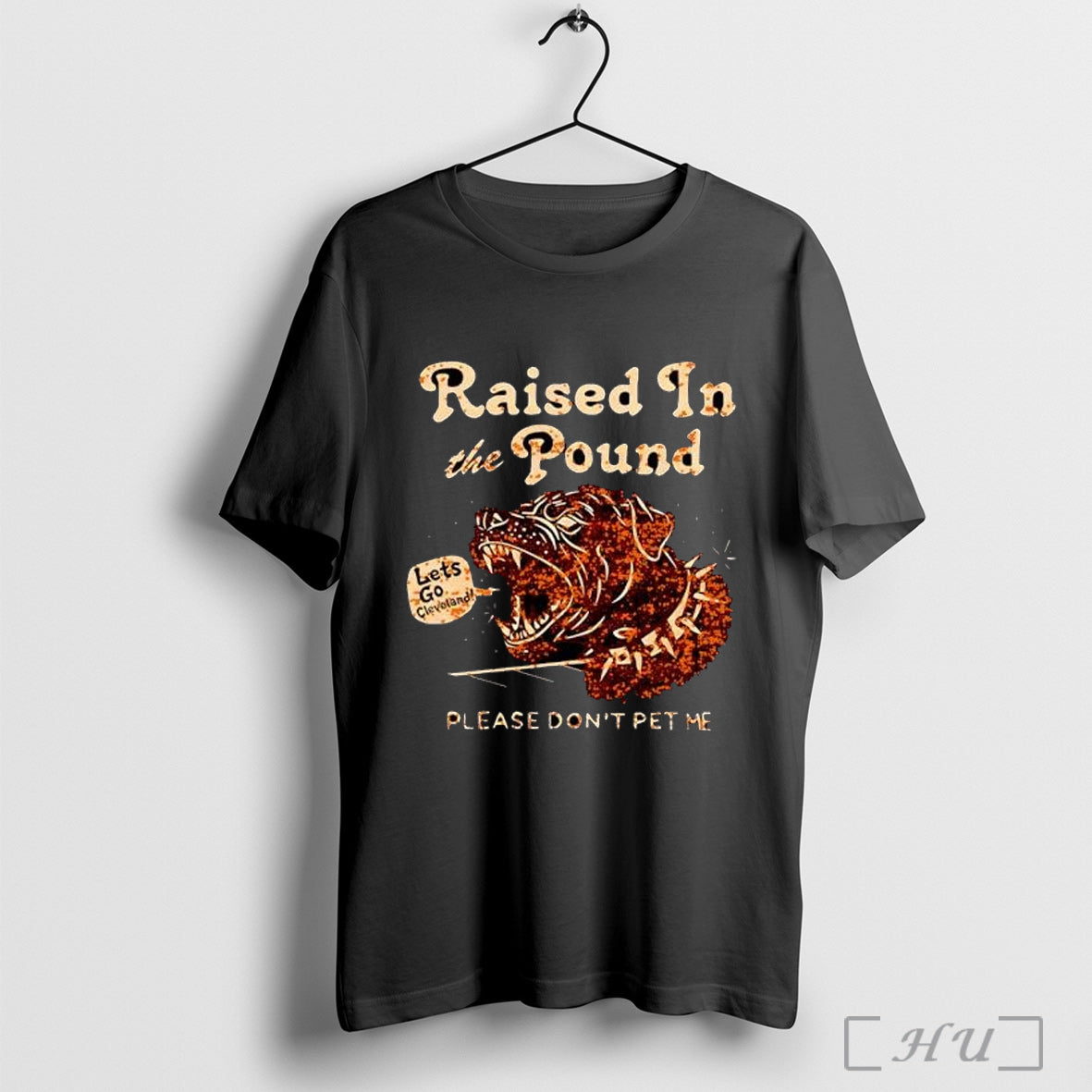 Officials Cleveland Browns Raised In The Pound Please Dont Pet Me T Shirt