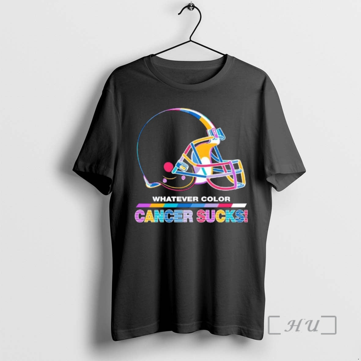 Officials Cleveland Browns Football Whatever Color Cancer Sucks Logo Colors T-Shirts, Hoodie, Sweatshirt