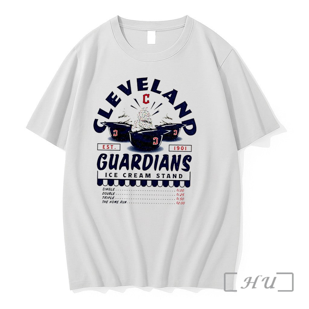 Officials Cleveland Guardians Ice Cream Stand Tee