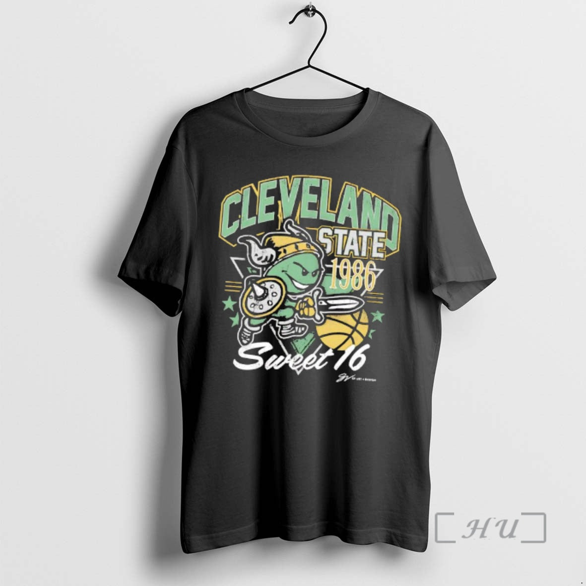 Officials Cleveland State Vikings 1986 Sweet 16 Ncaa Tournament Run T-Shirts, Hoodie, Sweatshirt | AU01DripNestTees.com