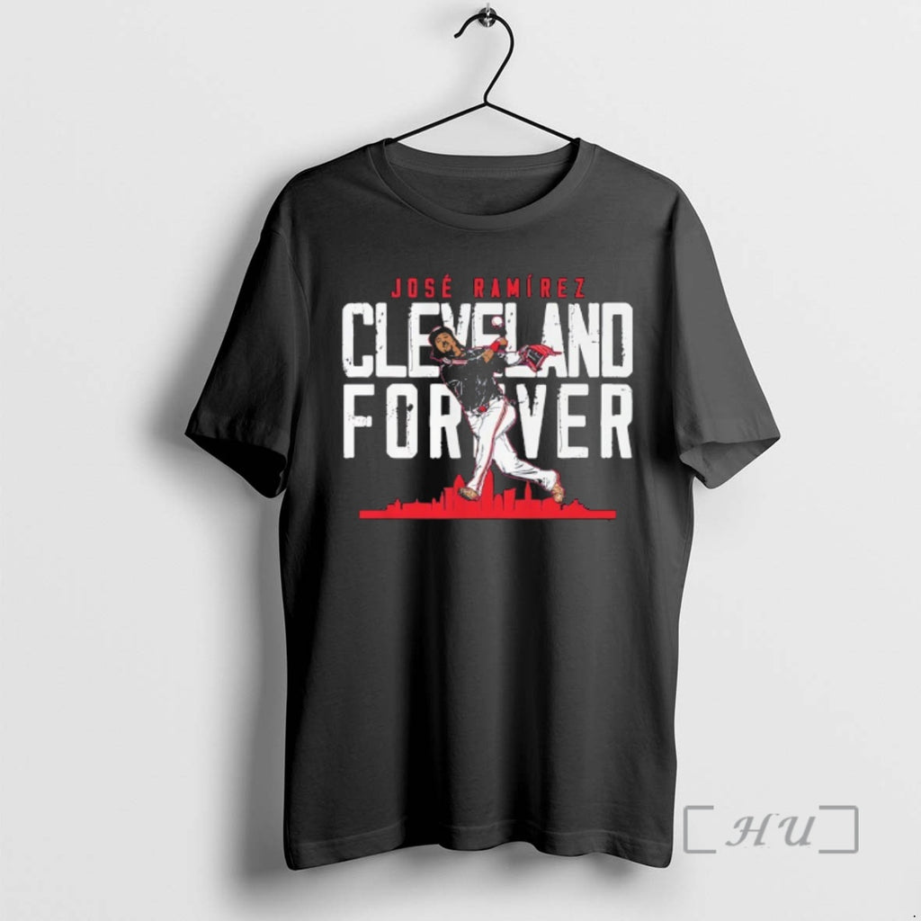 Officials Cleveland Forever Jose Ramirez Loyalty Stuns The Guardians Fans T-Shirts, Hoodie, Sweatshirt | AU01DripNestTees.com