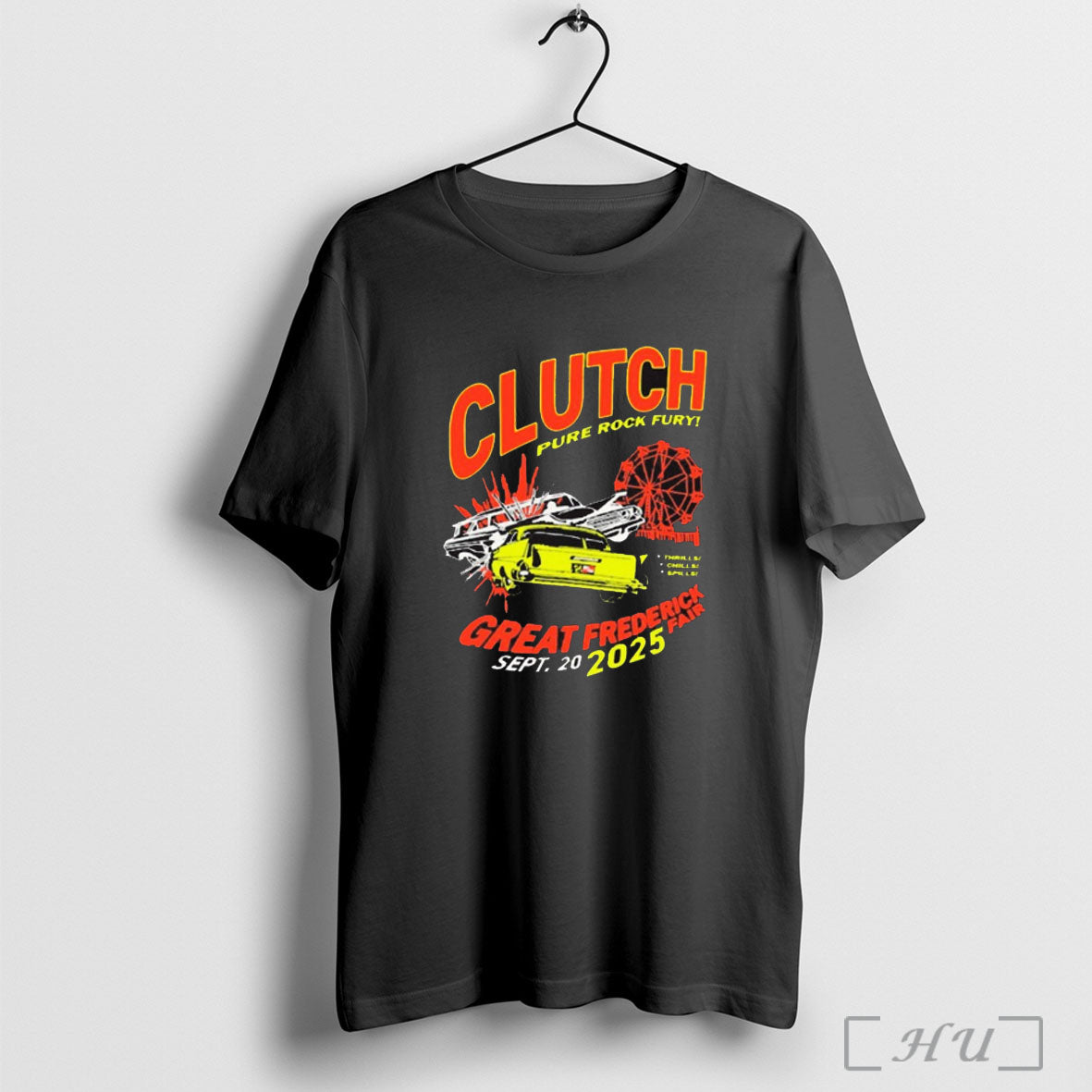 Officials Clutch Pure Rock Fury The Great Frederick Fair September 20 2025 T Shirt