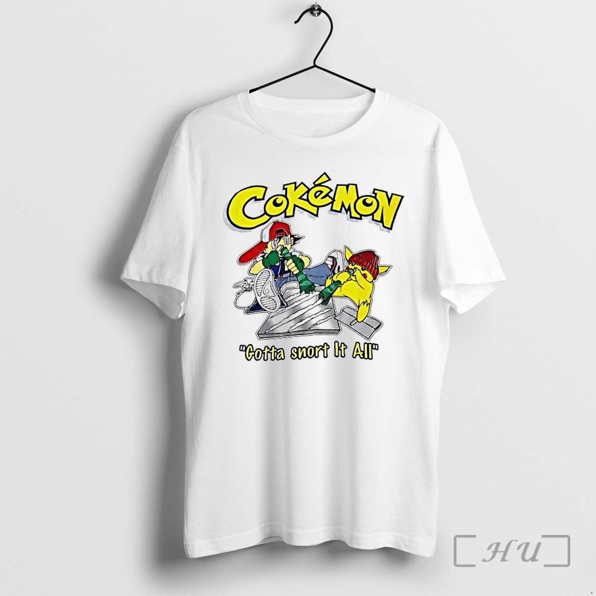 Officials Cokemon Gotta Snort Iit All Ash Pikachu Drug Parody