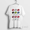 Officials College Football Playoff Field Toy Team Helmets 2025 2026 T-Shirts, Hoodie, Sweatshirt | AU01DripNestTees.com