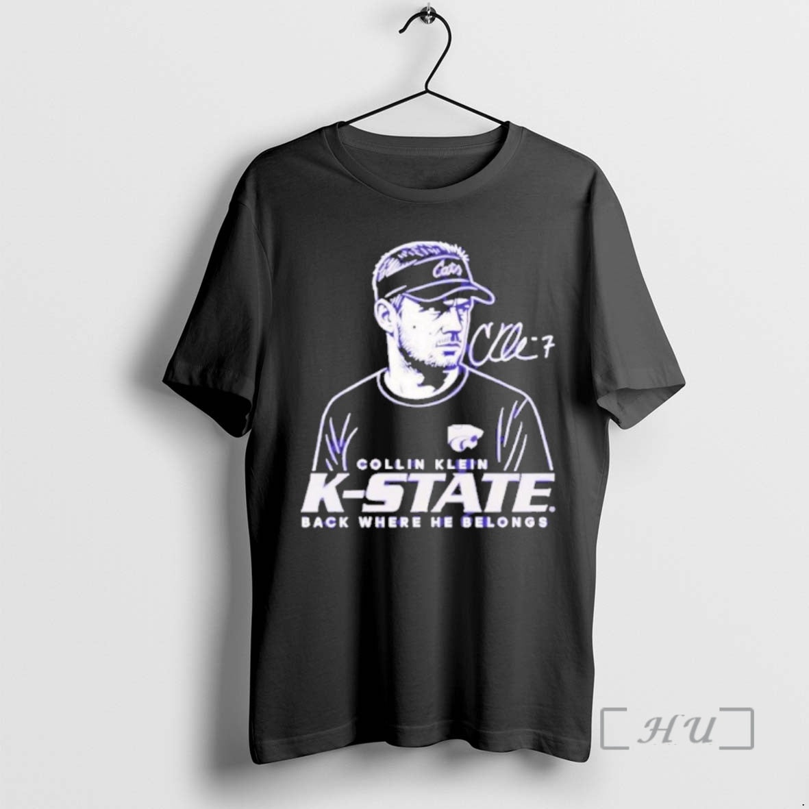 Officials Collin Klein K State Wildcats Back Where He Belongs T-Shirts, Hoodie, Sweatshirt | AU01DripNestTees.com