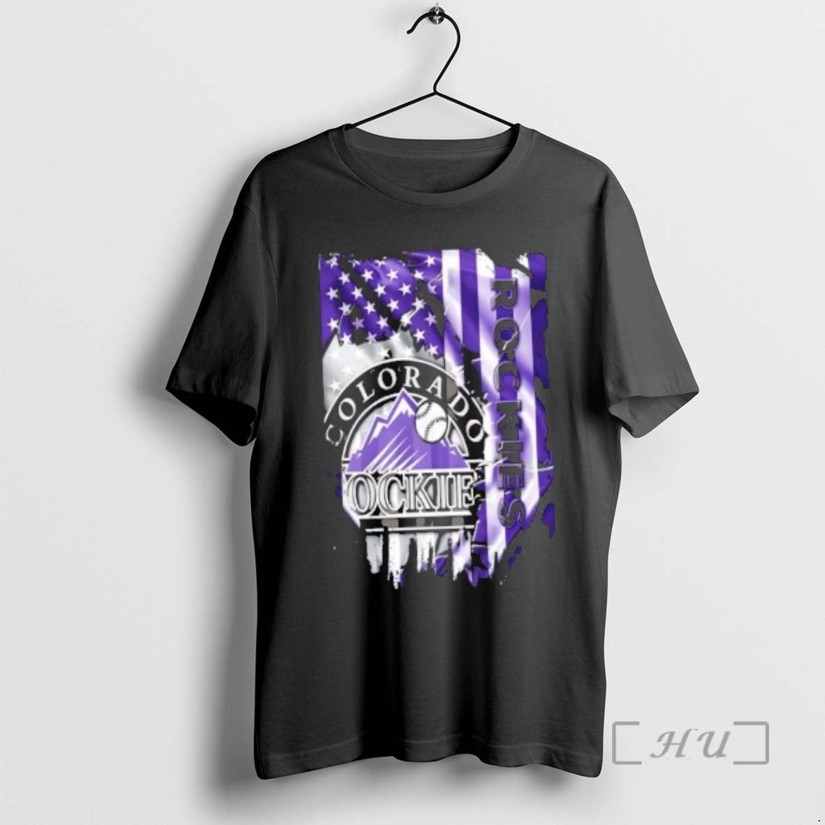 Officials Colorado Rockies Baseball X American Flag T-Shirts, Hoodie, Sweatshirt | AU01DripNestTees.com