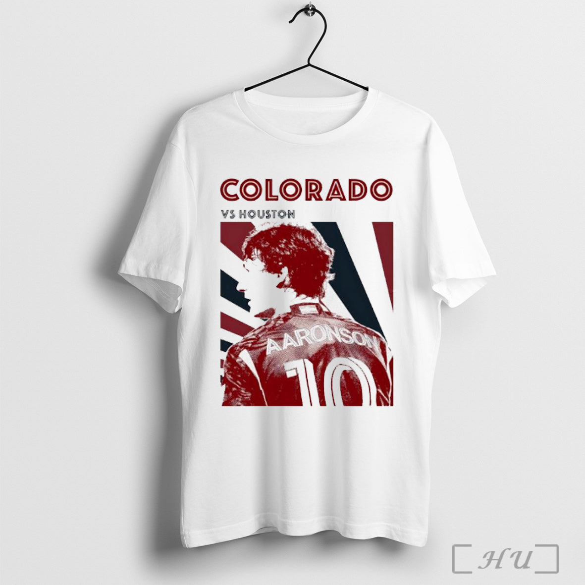 Officials Colorado Vs Houston Football Aaronson Number 10 Vintage T Shirt