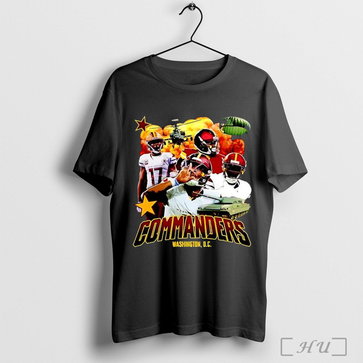 Officials Commanders Washington D C Military Tank Football Players T Shirt