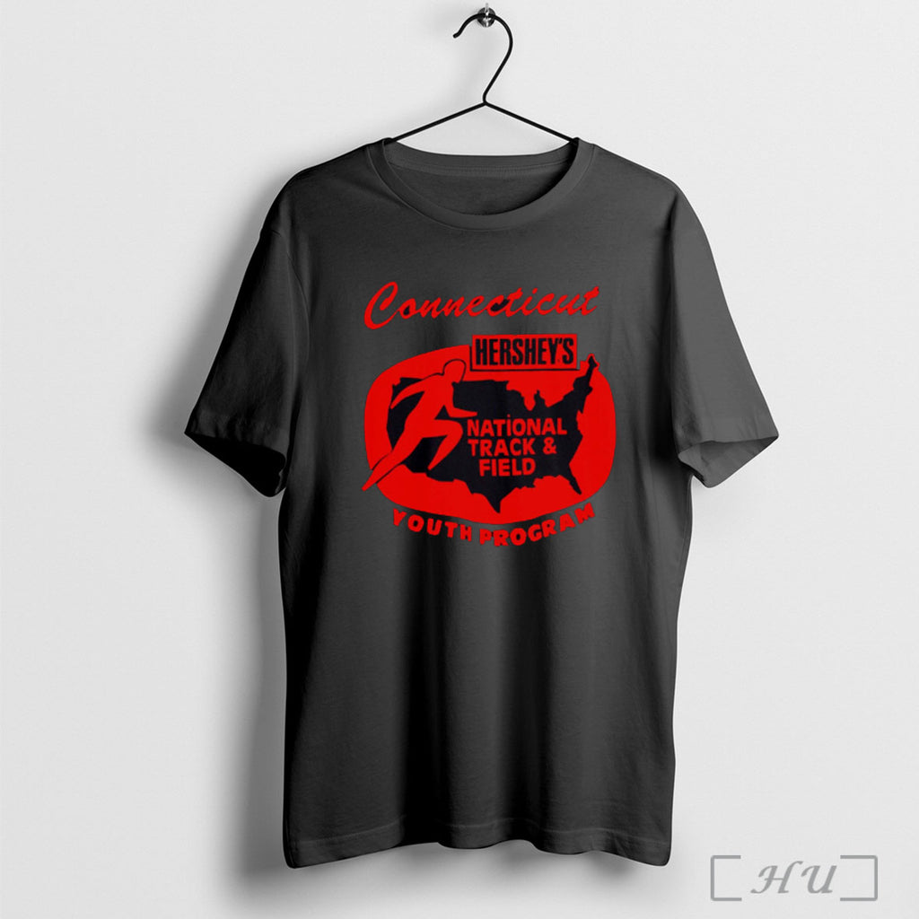 Officials Connecticut Hersheys National Track And Field Youth Program T Shirt