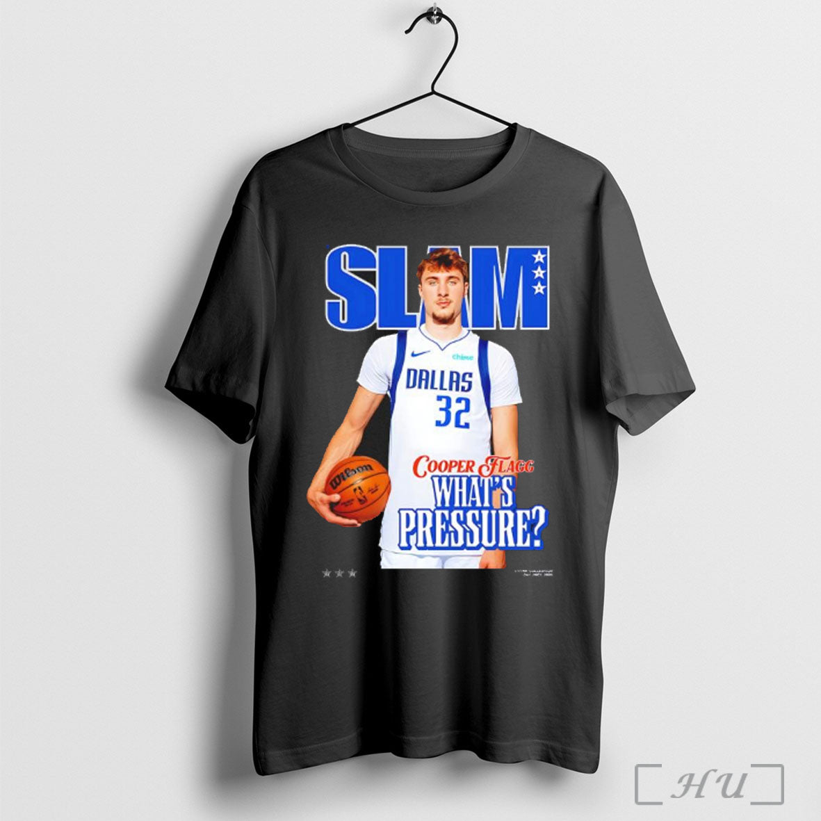 Officials Cooper Flagg Dallas Mavericks Slam Whats Pressure T Shirt