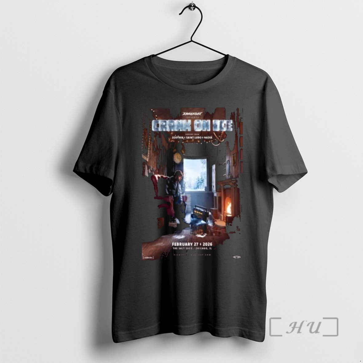 Officials Crankdat On Ice February 27th 2026 Chicago Tour T-Shirts, Hoodie, Sweatshirt | AU01DripNestTees.com