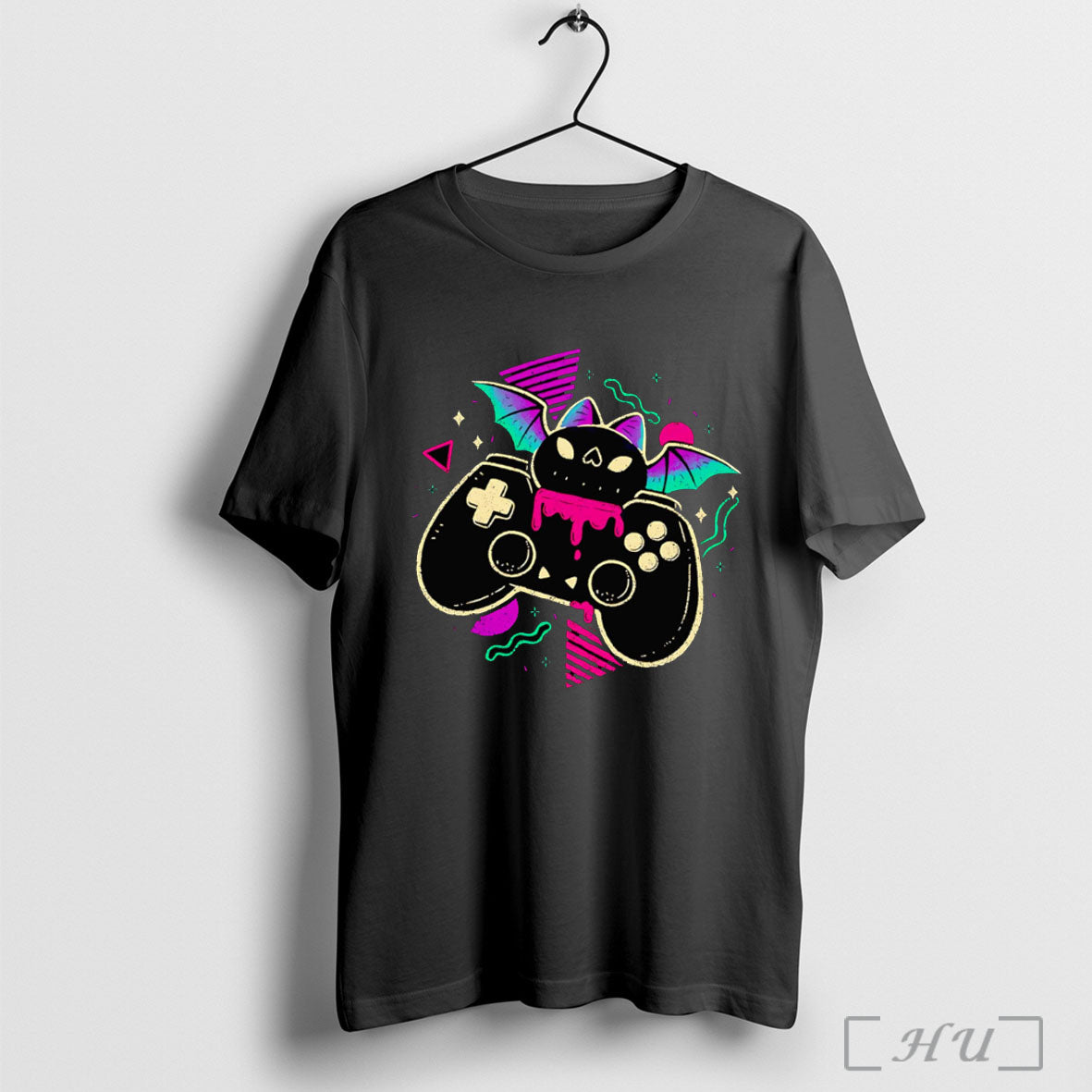 Officials Creepy Cute Gamer Bat T Shirt