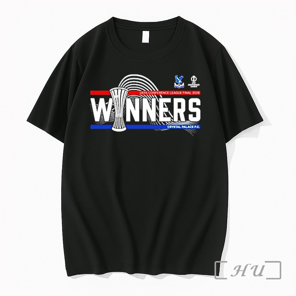 Officials Crystal Palace F C Uefa Conference League Finald 2026 Winners Premium T Shirts Sweater