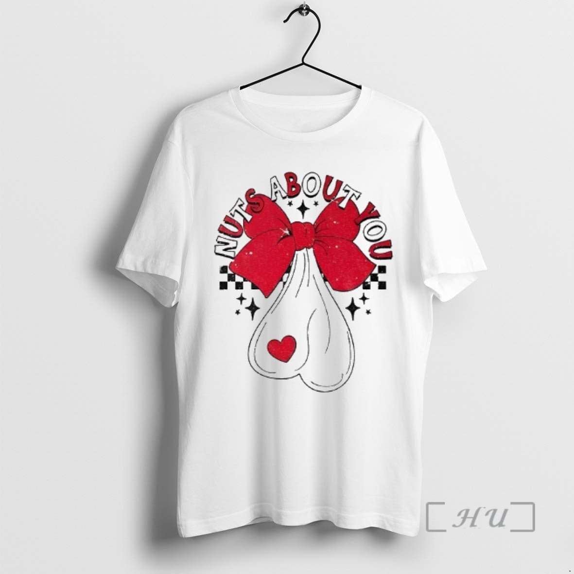 Officials Cute Bow Nuts About You Adult Joke Valentines Day T-Shirts, Hoodie, Sweatshirt | AU01DripNestTees.com