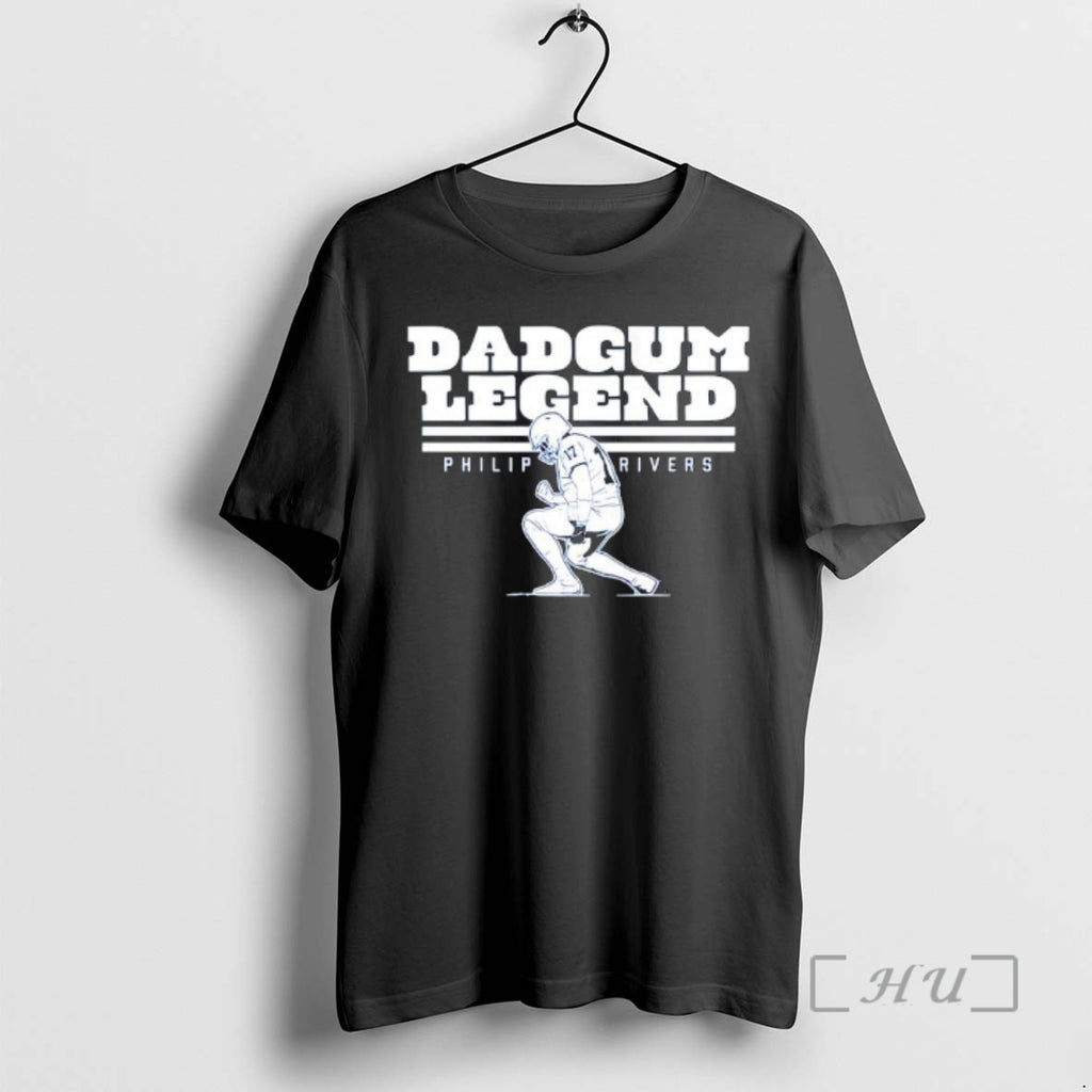 Officials Dadgum Legend Colts Philip Rivers T-Shirts, Hoodie, Sweatshirt | AU01DripNestTees.com