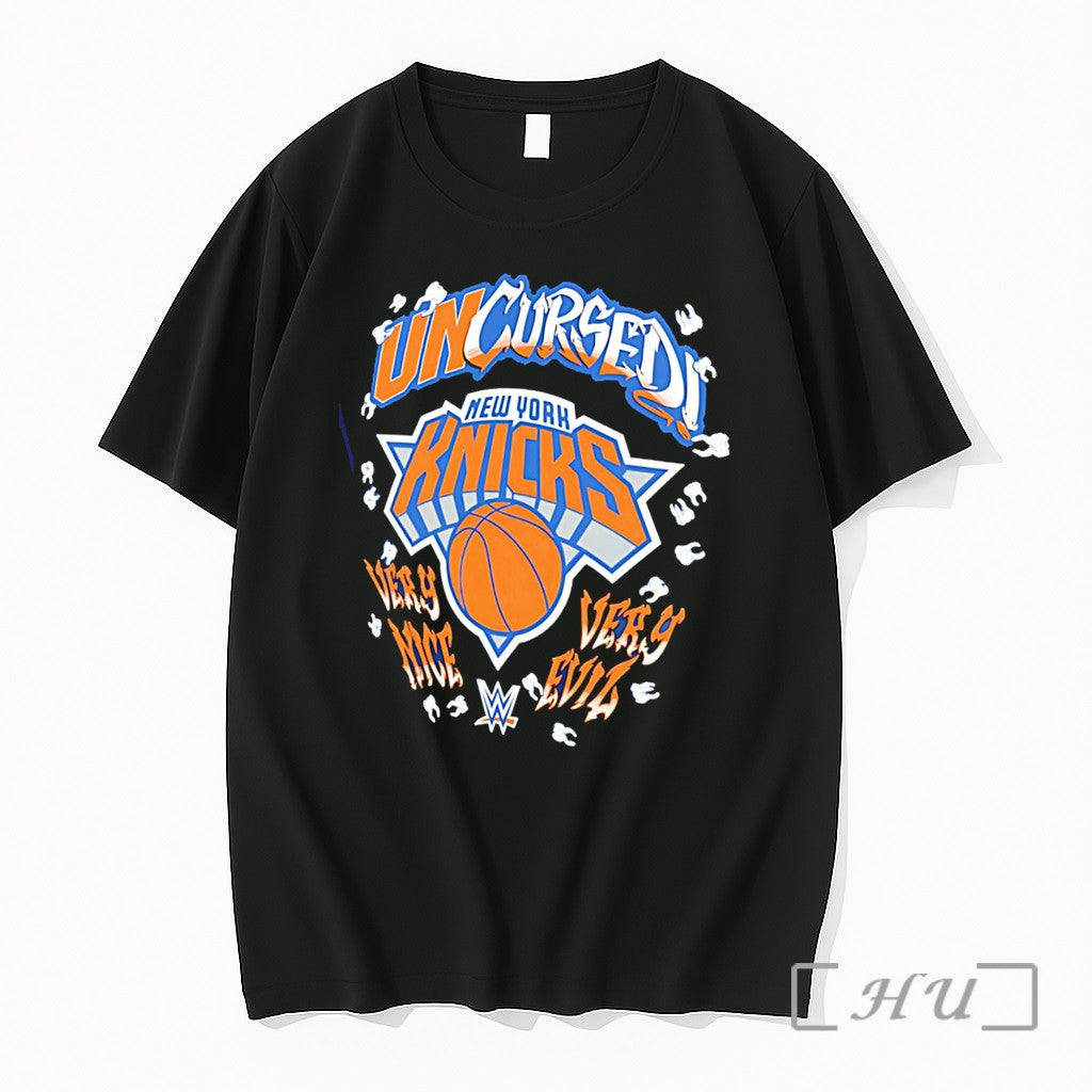 Officials Danhausen X New York Knicks Uncursed Very Nice Very Evil Tee Premium T Shirts
