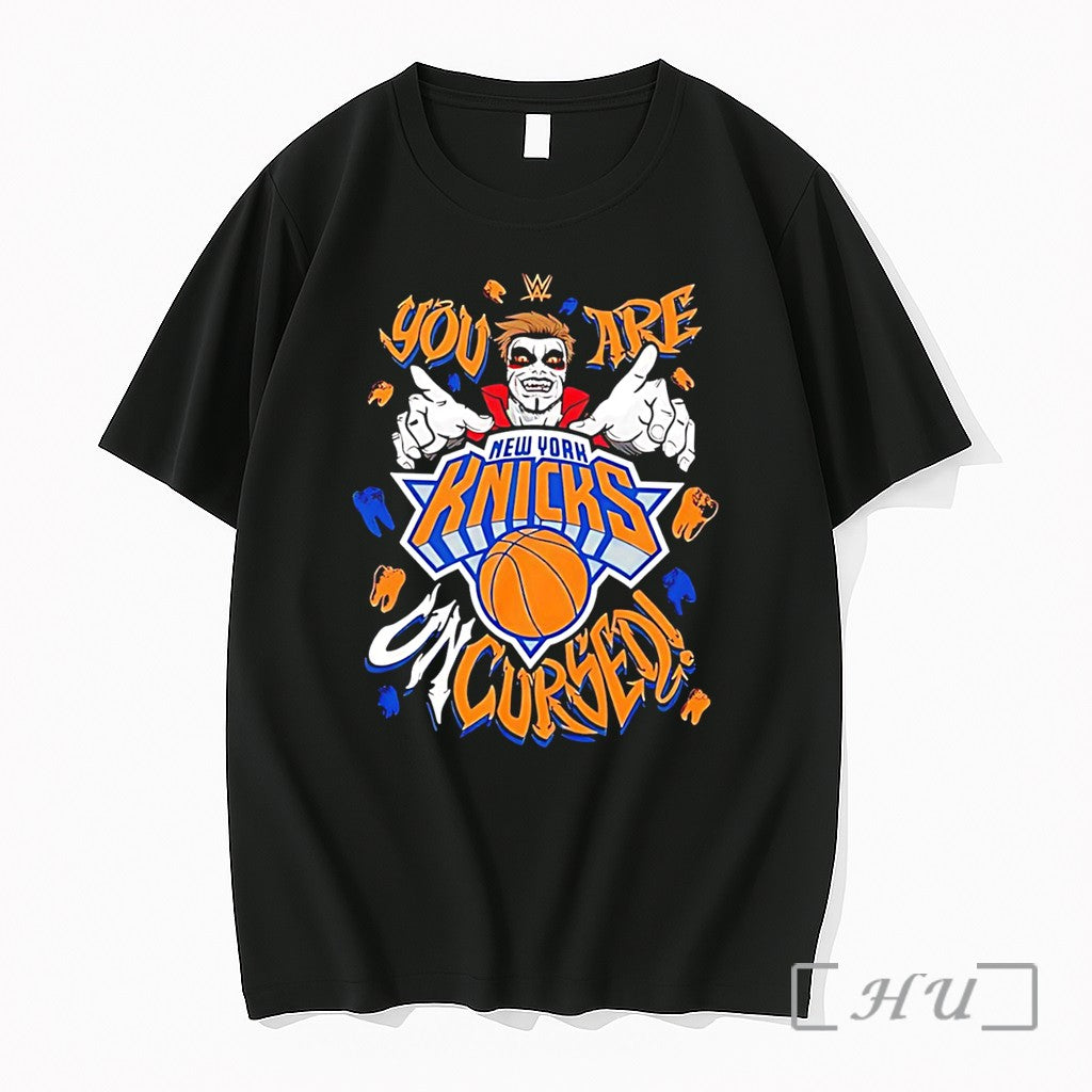 Officials Danhausen X New York Knicks You Are Black Uncursed Tee Premium T Shirts Sweater