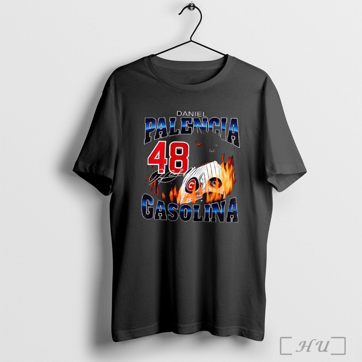 Officials Daniel Palencia Gasolina 48 Chicago Cubs Baseball Signature T Shirt
