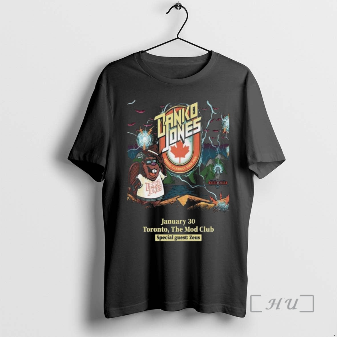 Officials Danko Jones Jan 30 2026 The Mod Club In Toronto On Premium T Shirts Hoodie, Sweatshirt | AU01DripNestTees.com