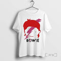 Officials David Bowie Aladdin Sane Lightning Bolt Sketch Circle White T-Shirts, Hoodie, Sweatshirt | AU01DripNestTees.com