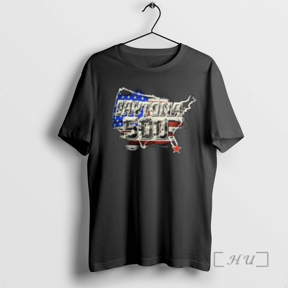 Officials Daytona International Speedway Checkered Flag Sports Black 2026 Daytona 500 Circle Black Premium T-Shirts,...
