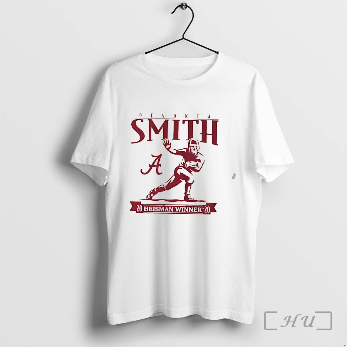 Officials Devonta Smith Alabama Crimson Tide Heisman Winner Trophy Tee