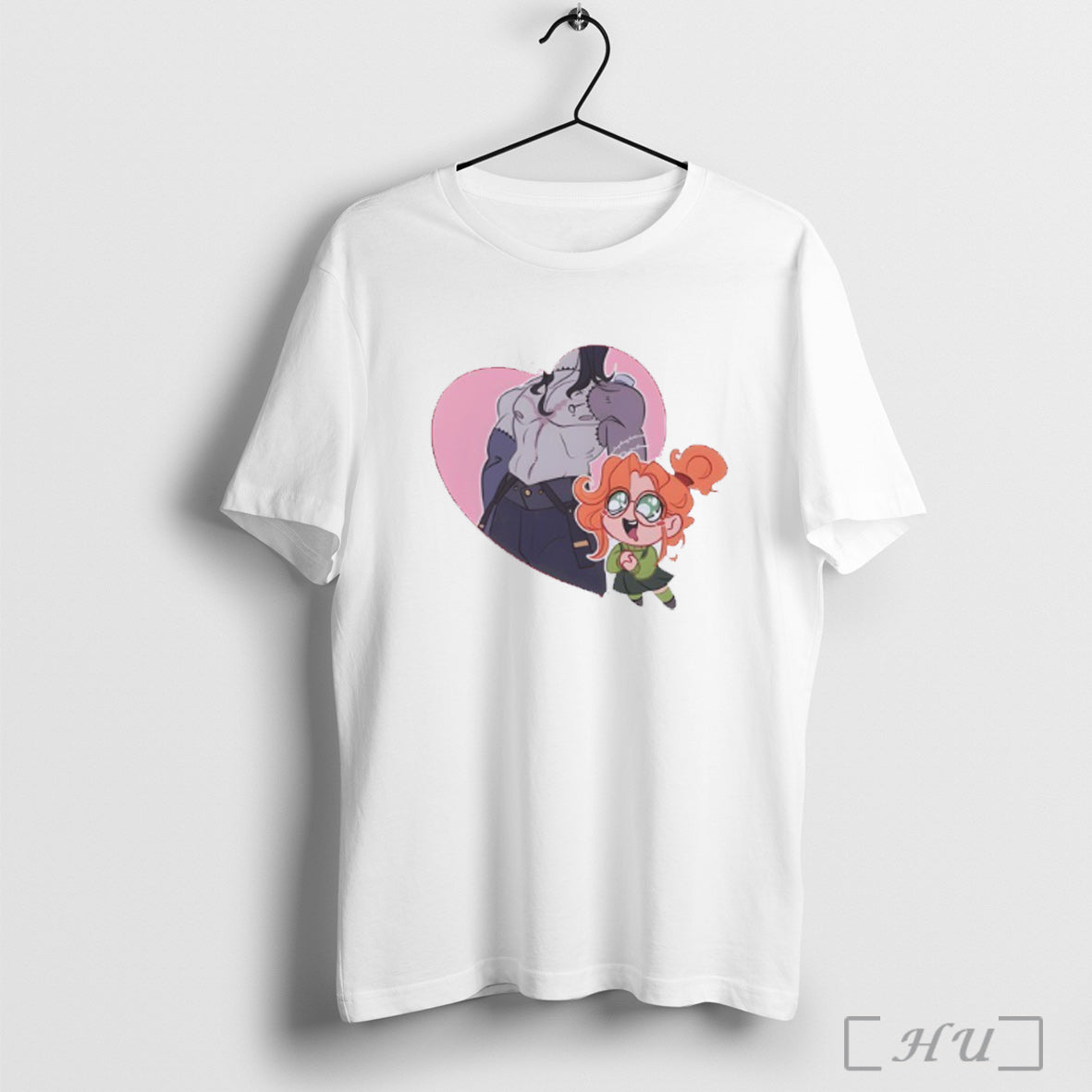 Officials Deadlock Cute Anime Girl And Frankenstein Monster T Shirt