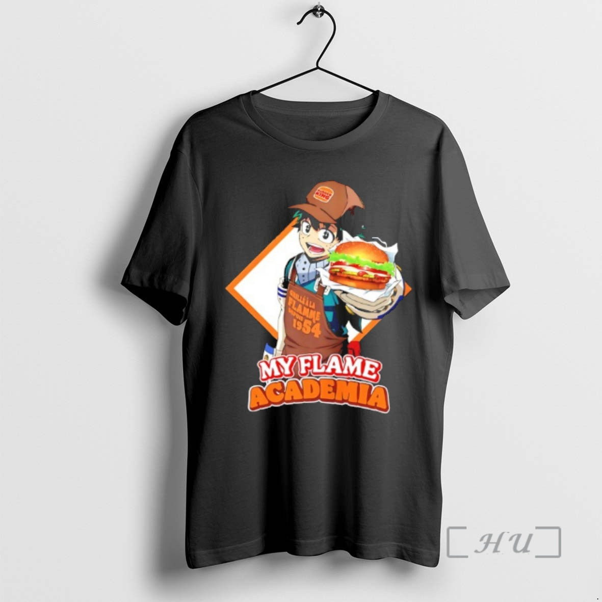 Officials Deku Burger King My Flame Academia T-Shirts, Hoodie, Sweatshirt | AU01DripNestTees.com