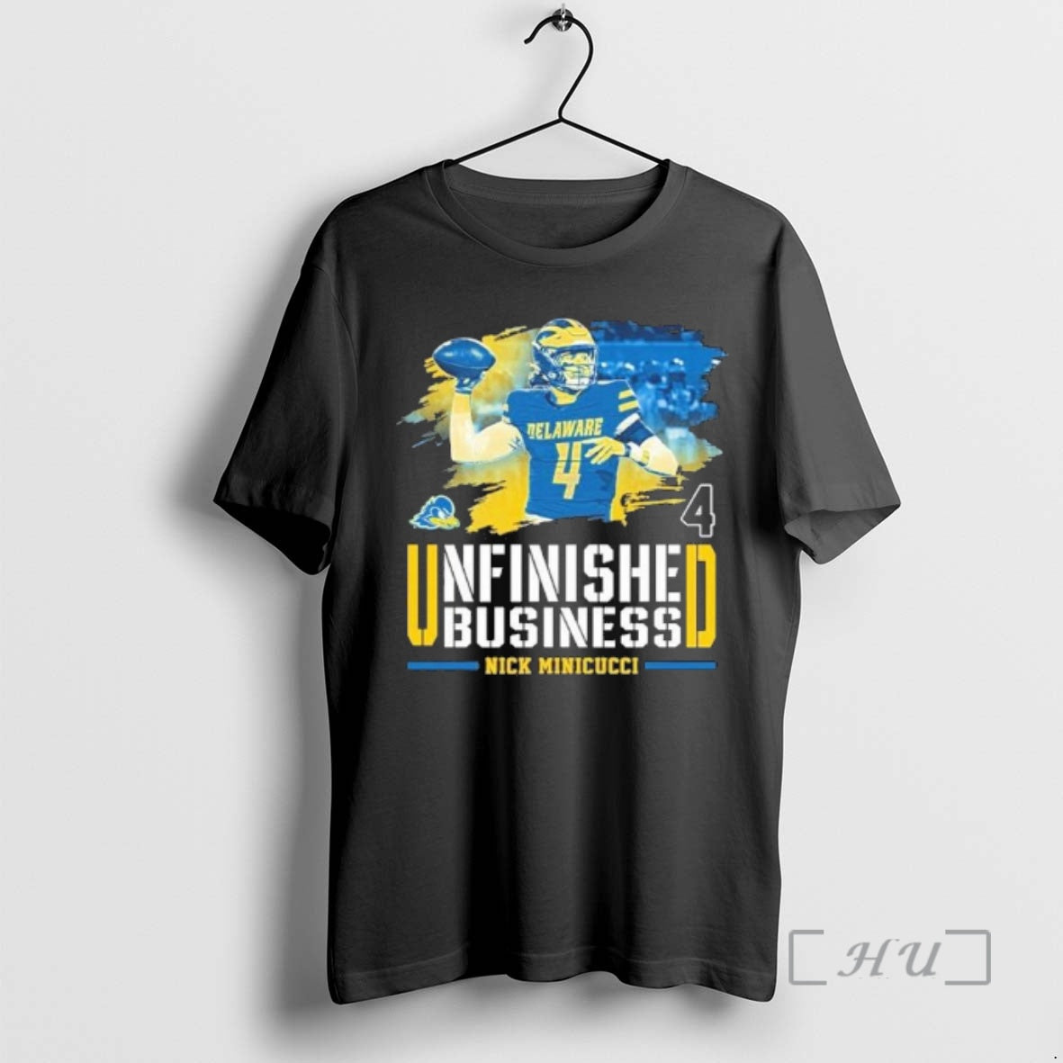 Officials Delaware Nick Minicucci Unfinished Business T-Shirts, Hoodie, Sweatshirt | AU01DripNestTees.com