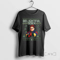 Officials Delightful Derek Christmas Circle Black T-Shirts, Hoodie, Sweatshirt | AU01DripNestTees.com