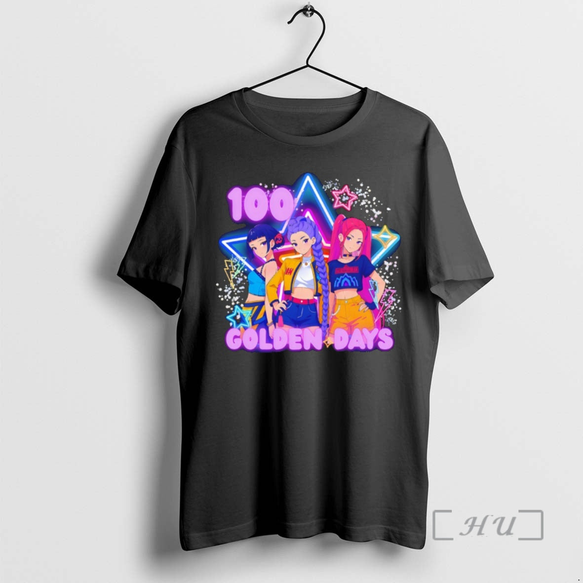 Officials Demon Hunters 100 Golden Days K Pop T-Shirts, Hoodie, Sweatshirt | AU01DripNestTees.com