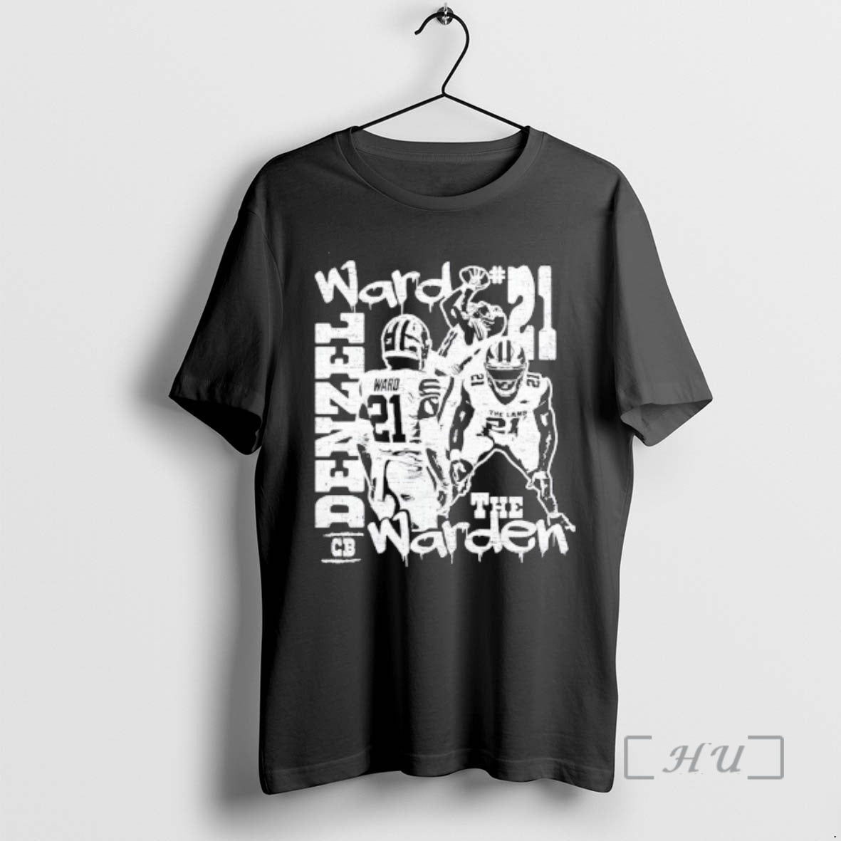 Officials Denzel Ward Graffiti Collage T-Shirts, Hoodie, Sweatshirt | AU01DripNestTees.com
